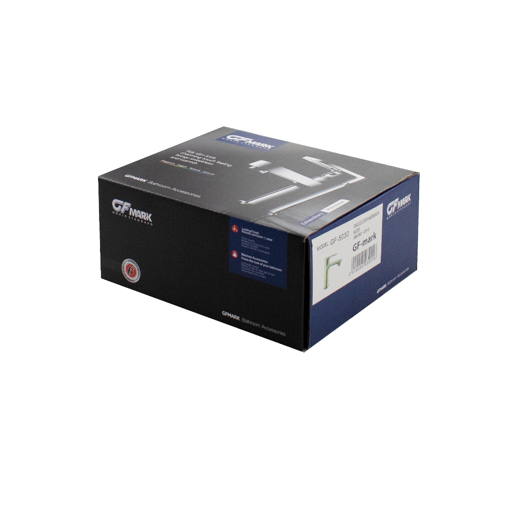 GFmark - Смеситель на раковину, шаровый, под состаренную БРОНЗУ, код: 5030  - Вид №1