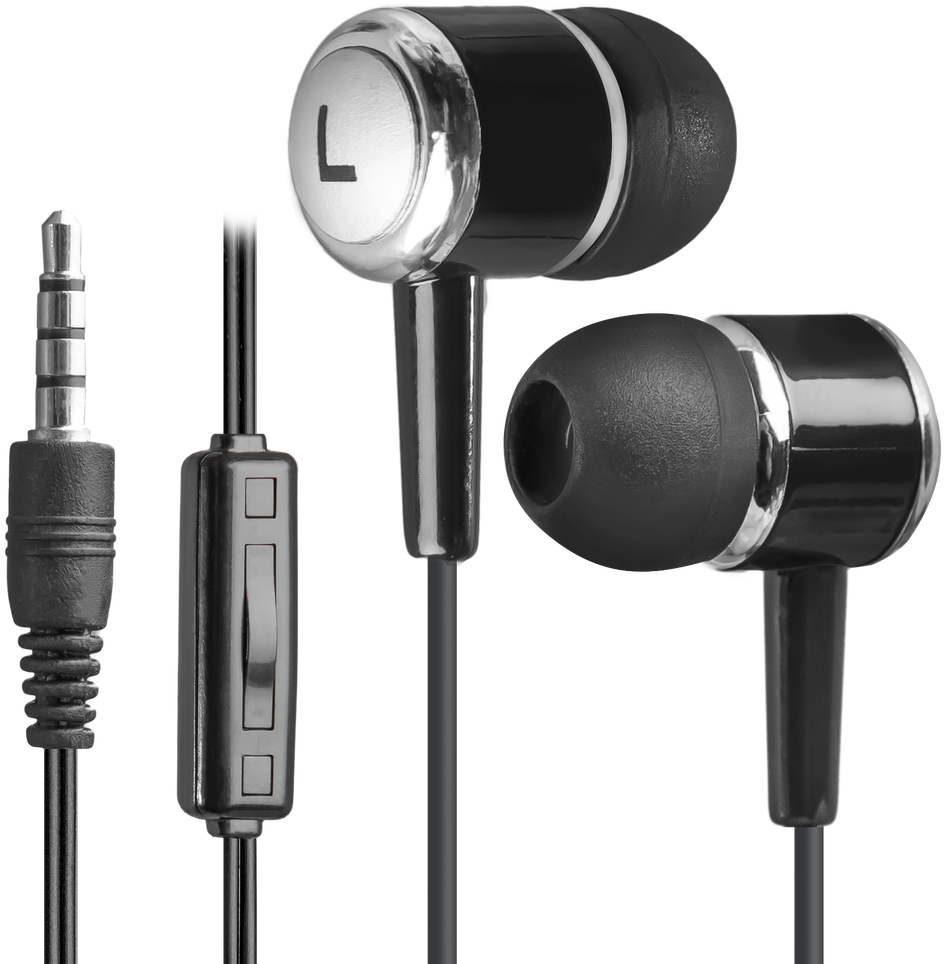 63427 гарнитура для смартфонов pulse 427 черный, вставки Defender Santreyd 