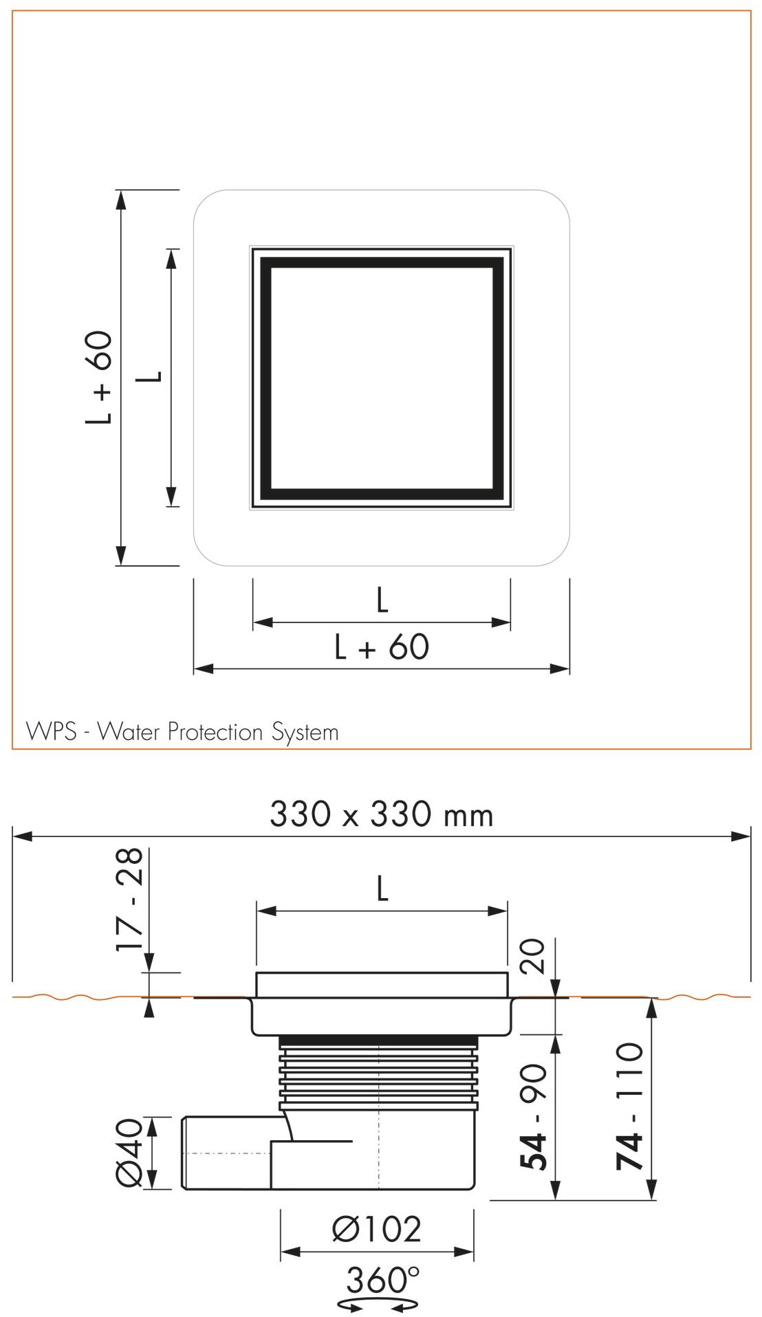 ESS Easy Drain Слив для душа Aqua jewels sun-id-1391458 - Вид №6