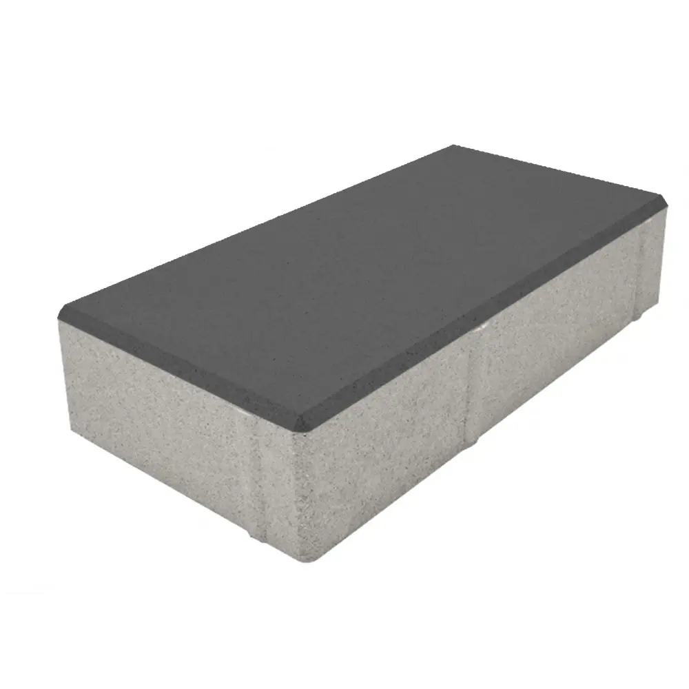 Плитка тротуарная Призма 200x100x70 мм цвет черный 85263193 STLM-2145895 Santreyd 