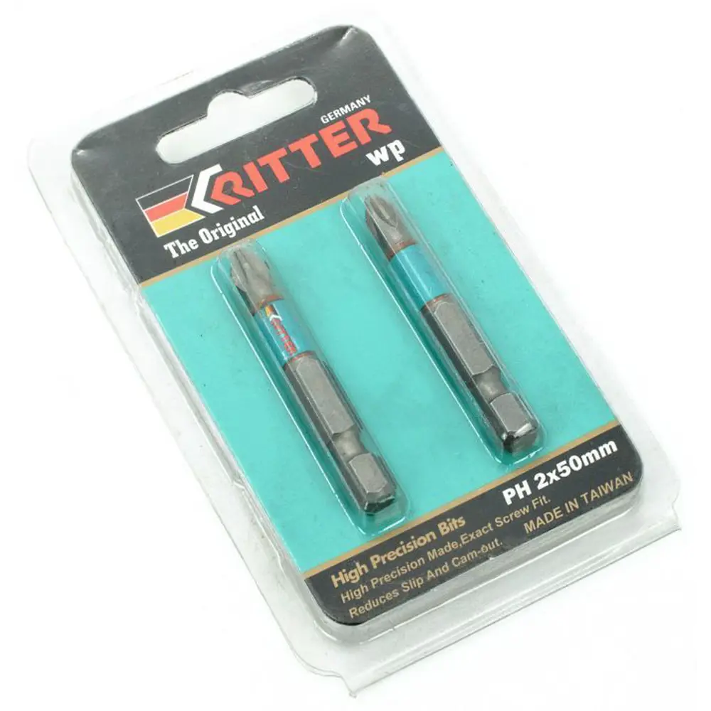 Бита магнитная Ritter WP PS20111052 PH2x50 мм, 2 шт STLM-2031101 - Вид №1