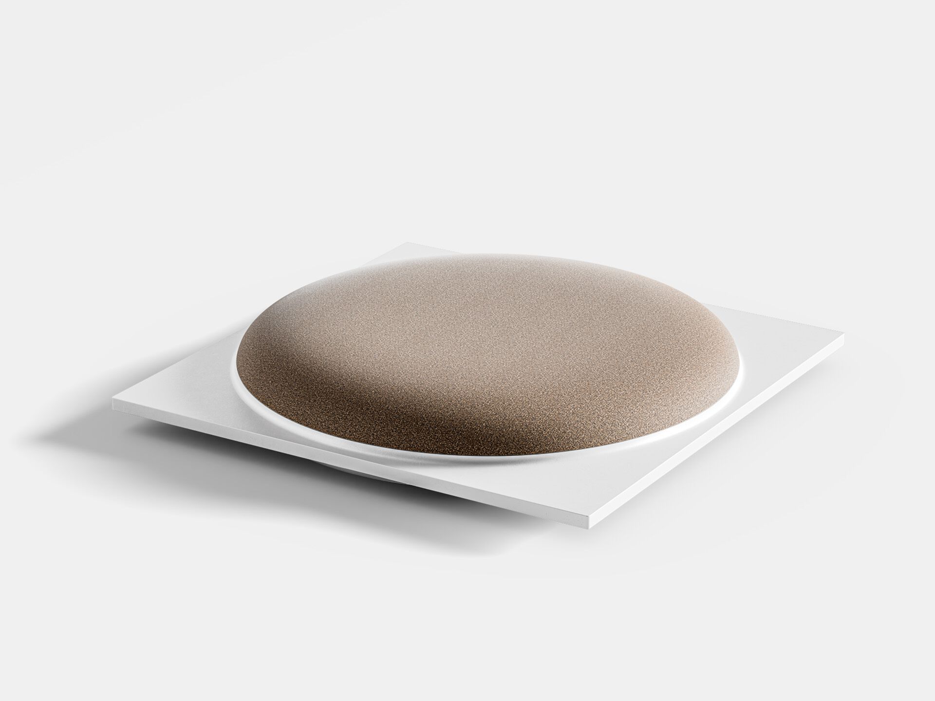 Бетонный квадратный пуф PULKRA купол ARCH-00009913 - Вид №6