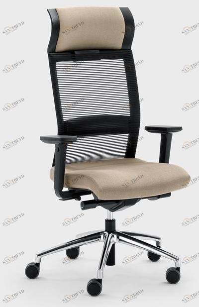 Viganò Офисное кресло на козелке из ткани с подголовником Winner sun-id-1497385