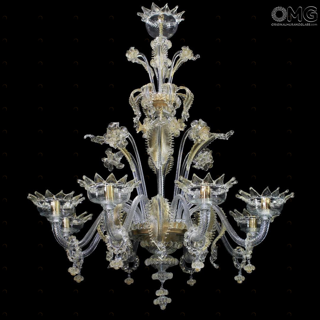 1115 ORIGINALMURANOGLASS Люстра Эней - Классик - муранское стекло OMG  см 