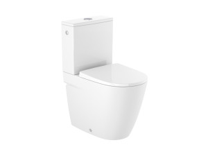 AZ42685000 Компактный комплектный унитаз без ободка с двойным выпуском (включает чашу, бачок с боковой подачей и мягкую крышку) ROCA Ona