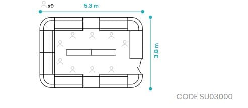 Секционная барная стойка Station Deus® Set-Up ARCH-00067936 - Вид №6