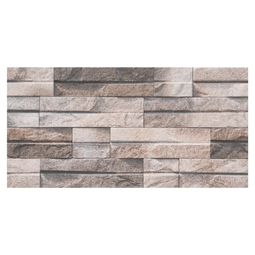Керамогранит Concor Slate Brick Beige для стен и пола 30x60 см 89386044 STLM-1325295 - Вид №1