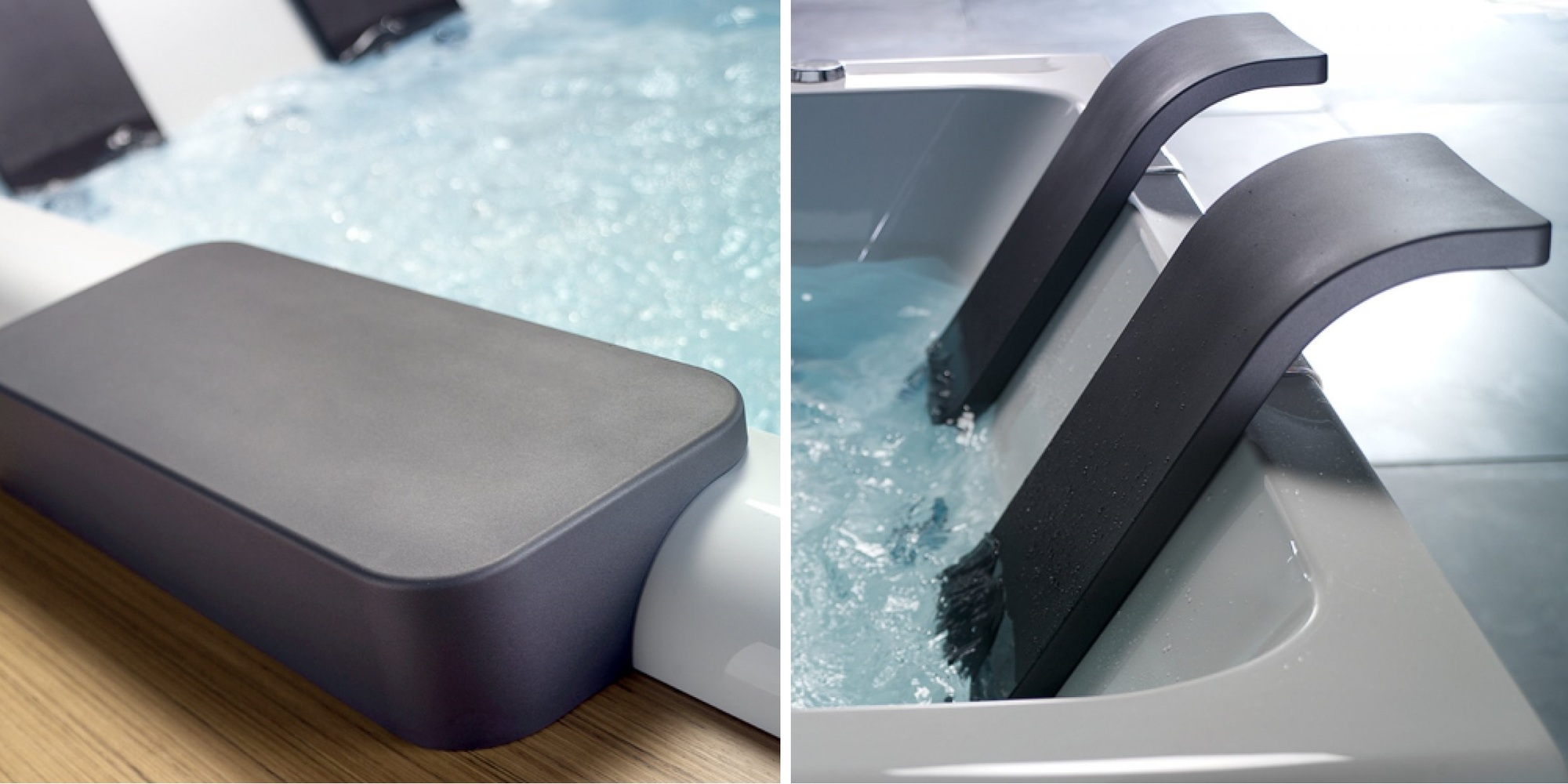 Ванна свободностоящая с аэро и гидромассажем Thais Art 230 см Karolitalia THAISARTISOLABLUMIX - Вид №1