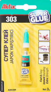 86198787 Суперклей 303 3 г STLM-0066756 AKFIX