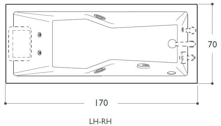 Jacuzzi® Прямоугольная ванна с гидромассажем Energy sun-id-1473310 - Вид №4