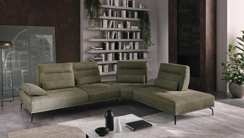 Max Divani Секционный кожаный диван sun-id-1486723 - Вид №1