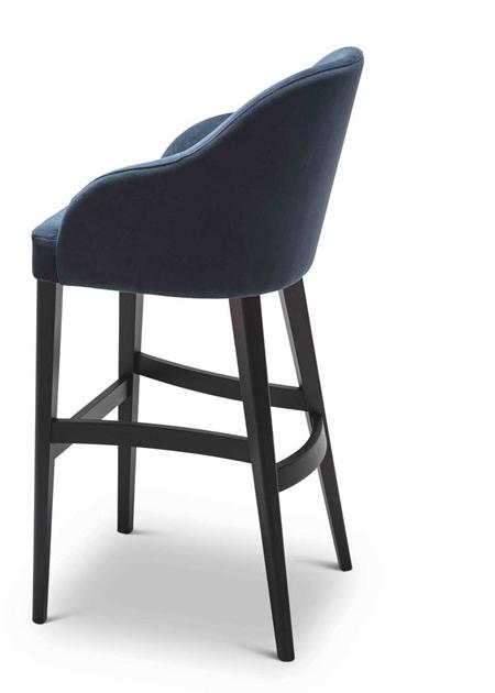 Origins 1971 Табурет высокий обитый тканью с подлокотниками Roald sun-id-1460058 - Вид №2