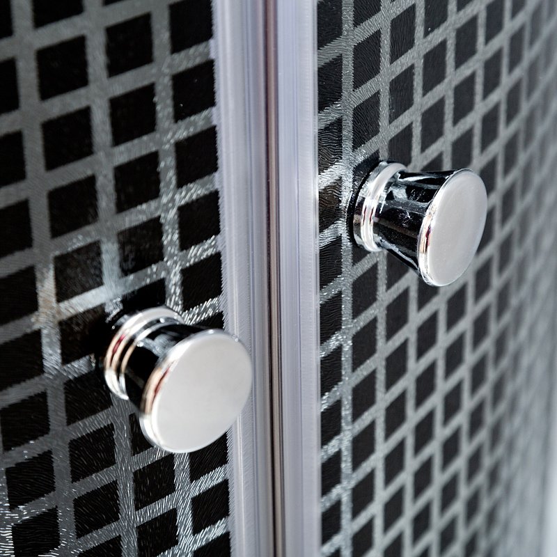 BМ4510 N с гидромассажем BLACK Душевая кабина DETO Серия ВМ L 809 N без крыши BLACK - Вид №6