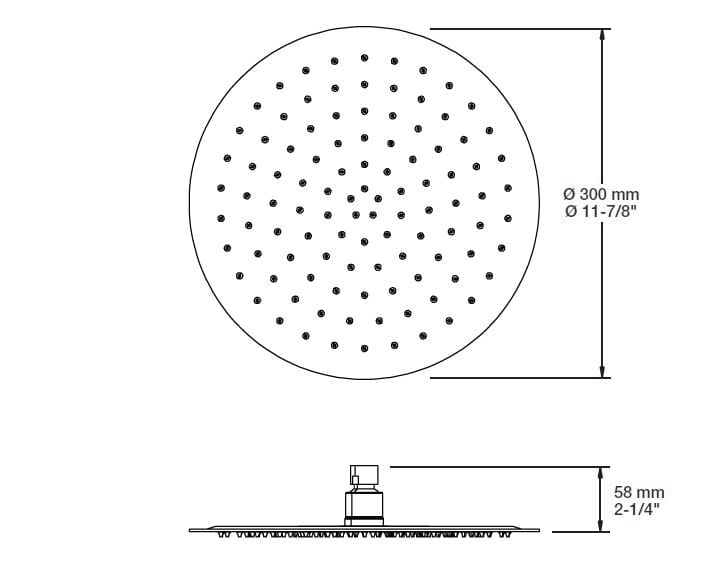 Встраиваемый термостатический набор для ванны с ручным душем BARIL PRO-4325-45 ARCH-00060919 - Вид №4