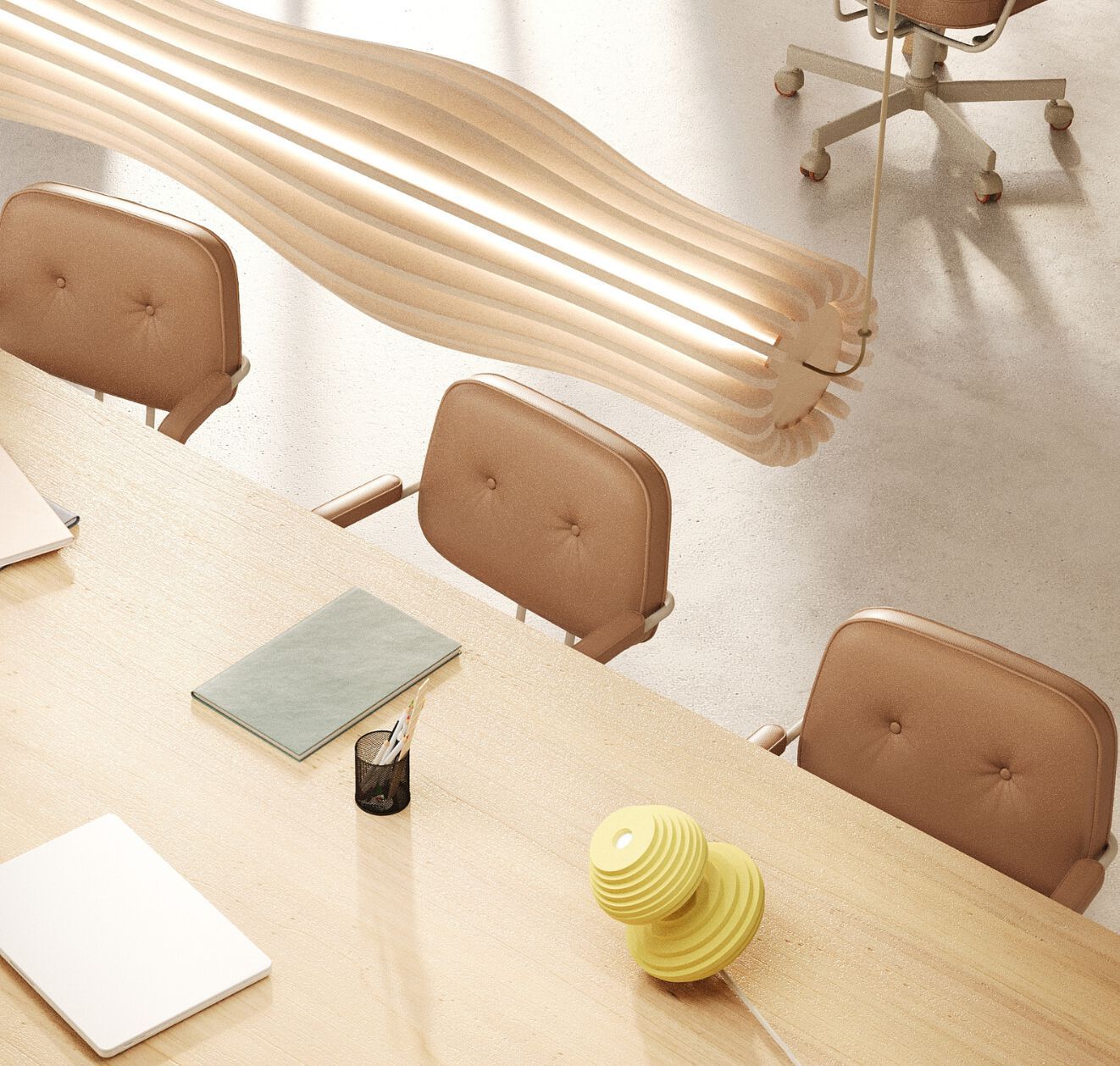 Акустическая подвесная лампа из полиэфирного волокна ECOcero ECOllections ARCH-00078789 - Вид №1