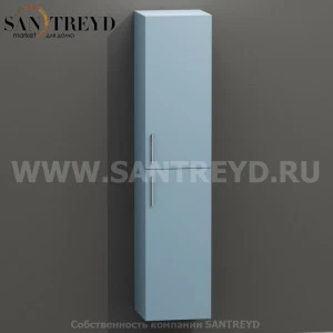 MDC153 Высокий шкаф с двумя створками 160 см синий Globo 4ALL Италия