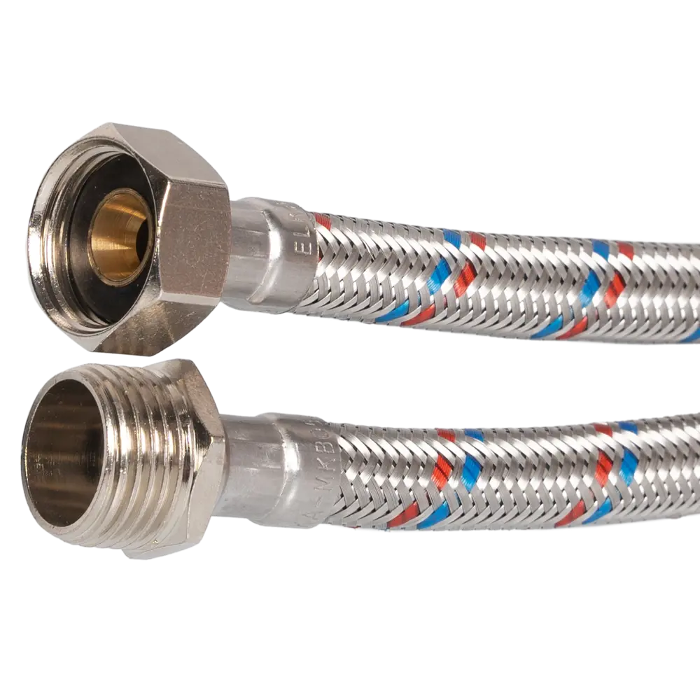 Гибкая подводка для воды Elka 1/2"x1/2" гайка - штуцер 250 см STLM-2173022 - Вид №1