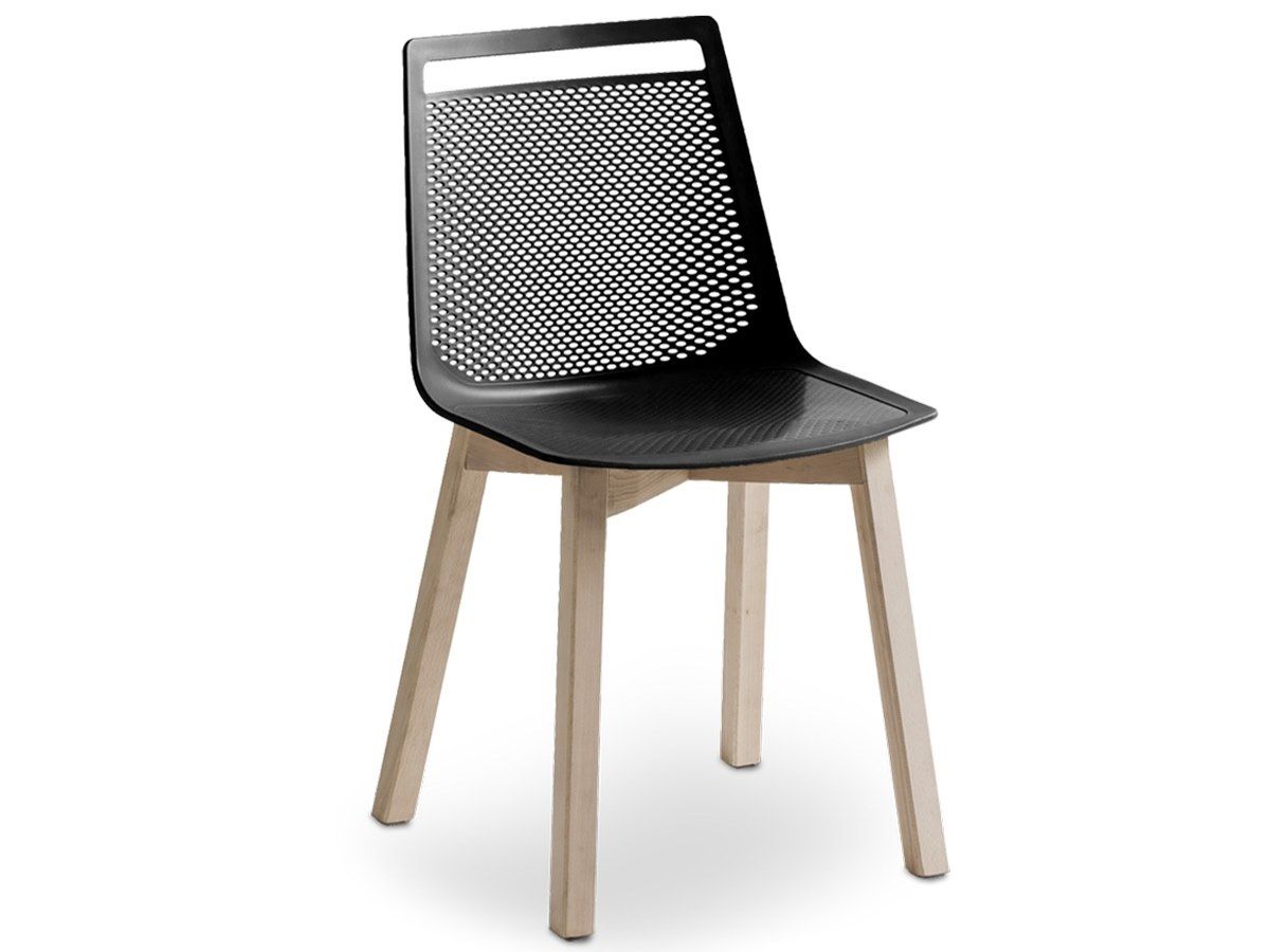 Стул из инженерного пластика с деревянным каркасом GABER Akami ARCH-00104323 - Вид №1