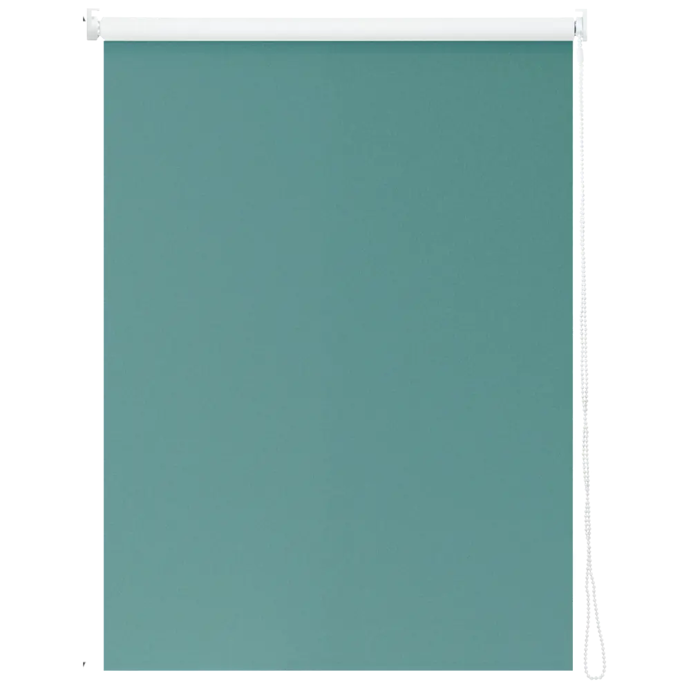 Штора рулонная блэкаут Inspire Santos 50x160 см бирюзовая Celadon 2 82692229 STLM-2144776