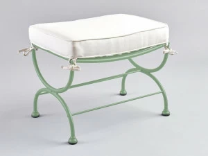 OFFICINACIANI Кованая прямоугольная подставка для ног для сада Rombi Gf4002po