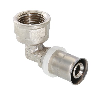 VTm.252.N.001604 Пресс-фитинг – угольник с переходом на внутреннюю резьбу Valtec 16 мм х 1/2" 