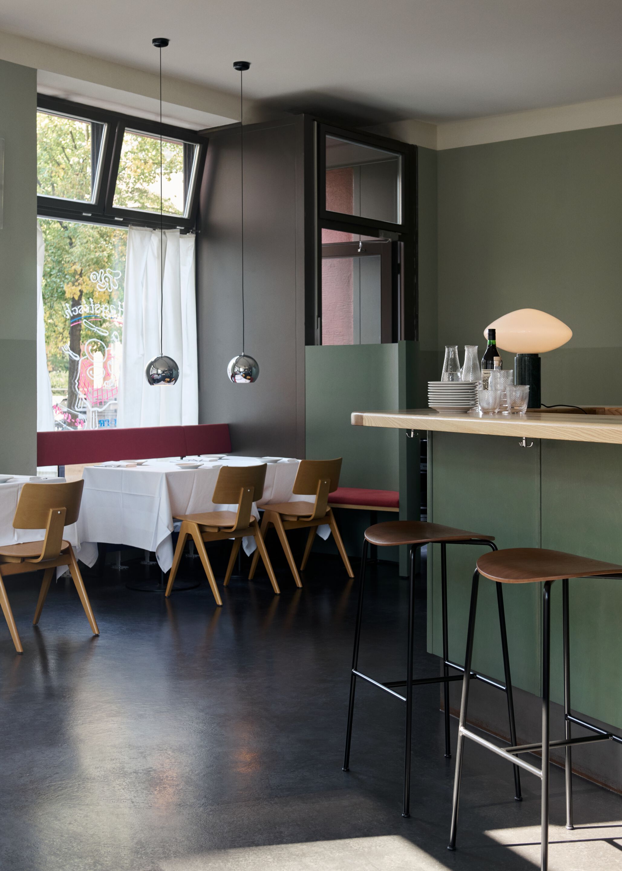 Высокий стул из МДФ &Tradition павильон ARCH-00030344 - Вид №14