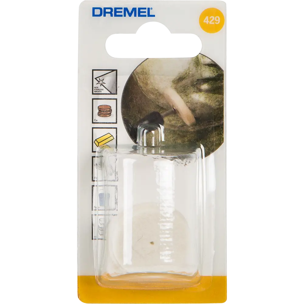 Насадка для чистки и полировки Dremel 429 13726919 STLM-2007556  - Вид №2