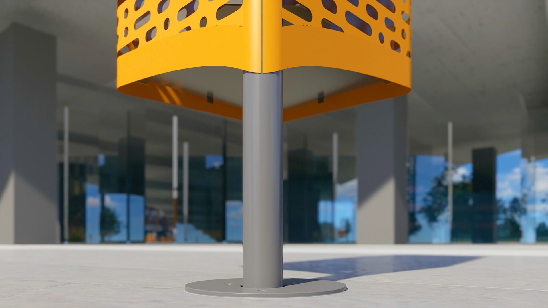 Наружная стальная стойка для мусора CITYSì Pivot ARCH-00085194 - Вид №7