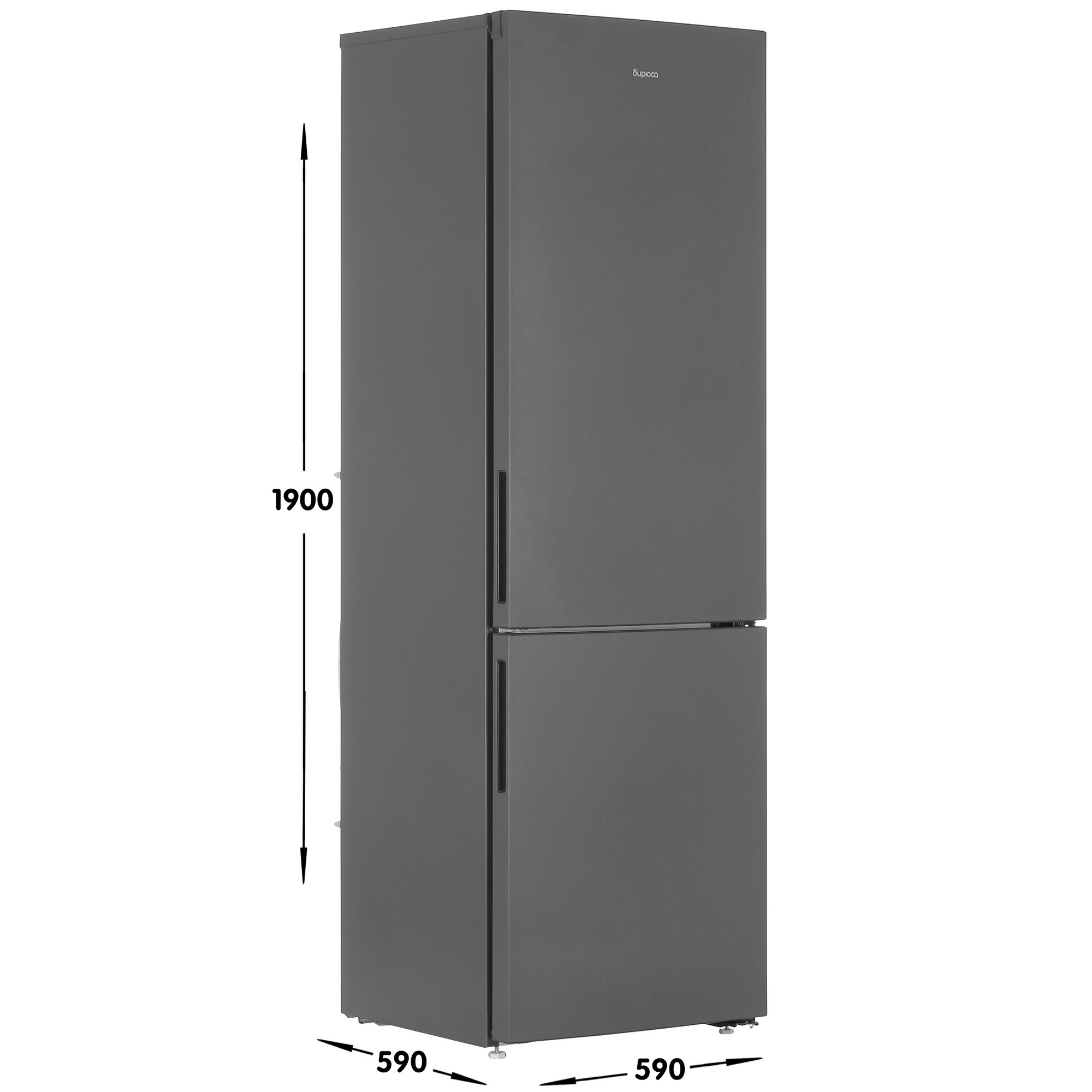 5348126 Холодильник с морозильником   Бирюса W6027 серый STDN-0087048 - Вид №6