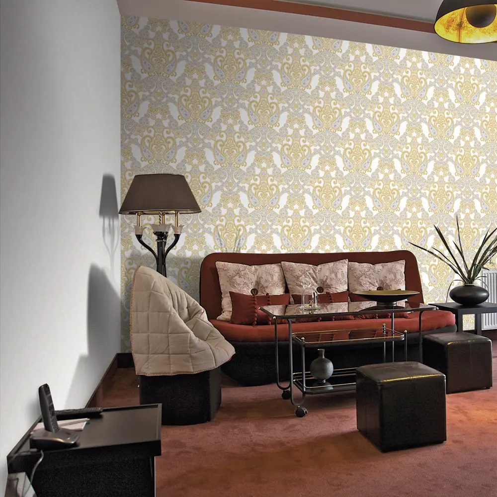 Обои флизелиновые Erismann Elegance белые 1.06 м 4562-3 82136438 STLM-2002709 - Вид №1