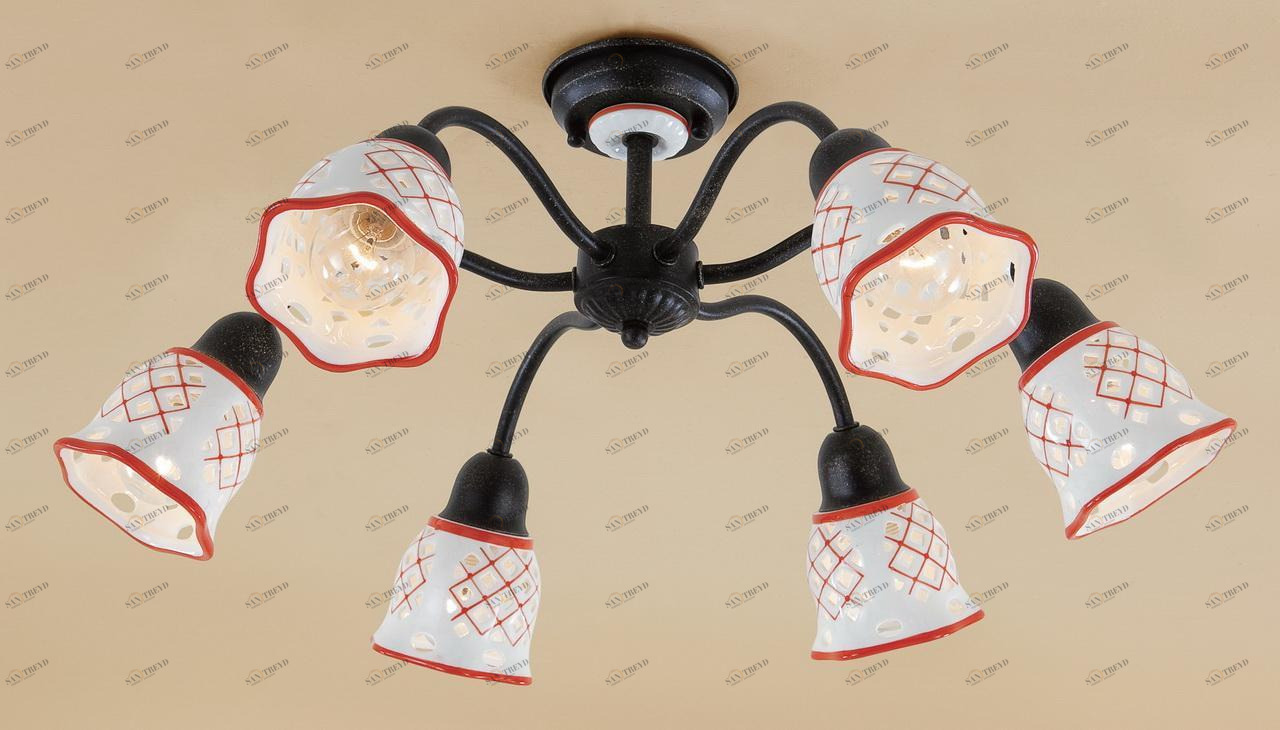 Потолочная люстра Citilux Ажур CL534163 CITILUX АЖУР 182782 Красный 