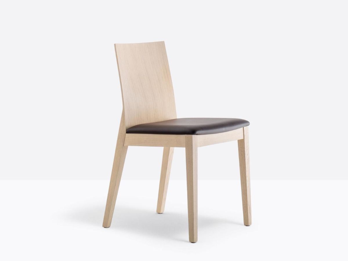 Дубовый стул с мягким сиденьем Pedrali TWIG 429 ARCH-00076092 - Вид №1