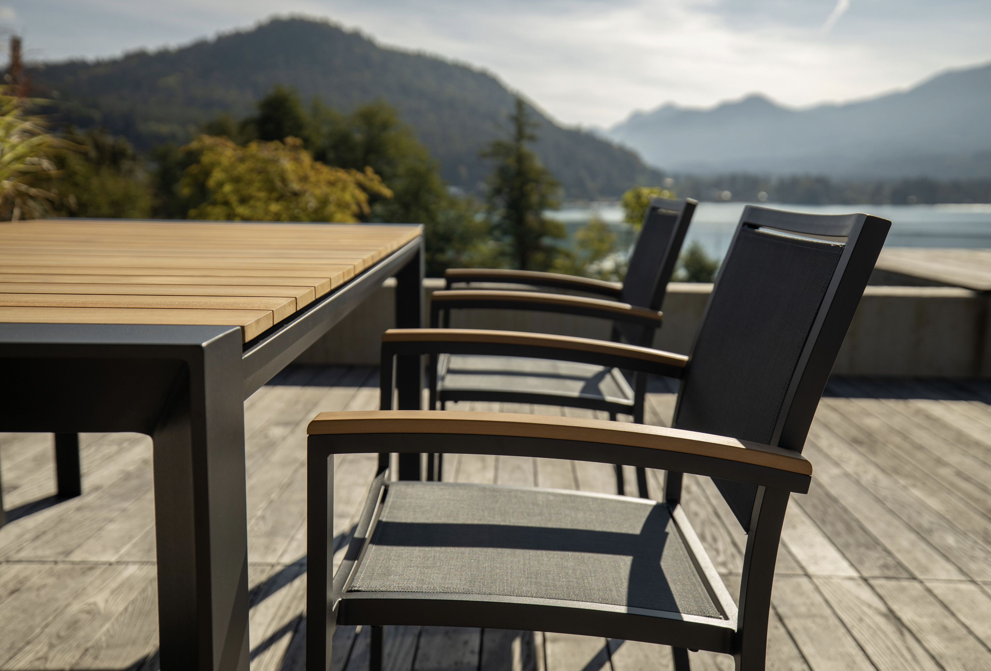 Алюминиевый штабелируемый садовый стул с подлокотниками DRIGANI CLUB ARCH-00068309 - Вид №3