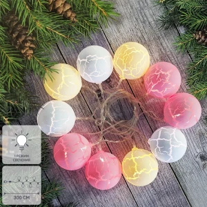 Электрогирлянда комнатная Нить 3м 20 ламп разноцветный 1 режим работы