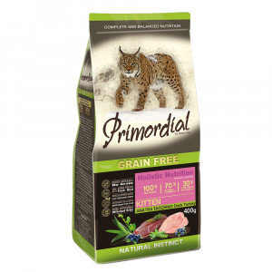 ПР0039713 Корм для котят беззерновой утка, индейка сух. 400г PRIMORDIAL