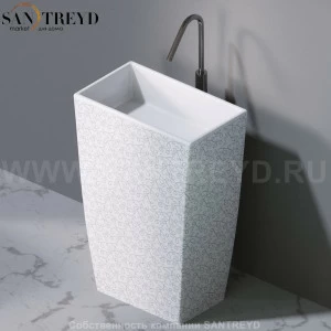 L110400P Напольная раковина стоящая прямоугольная A. e T. Italia Tower