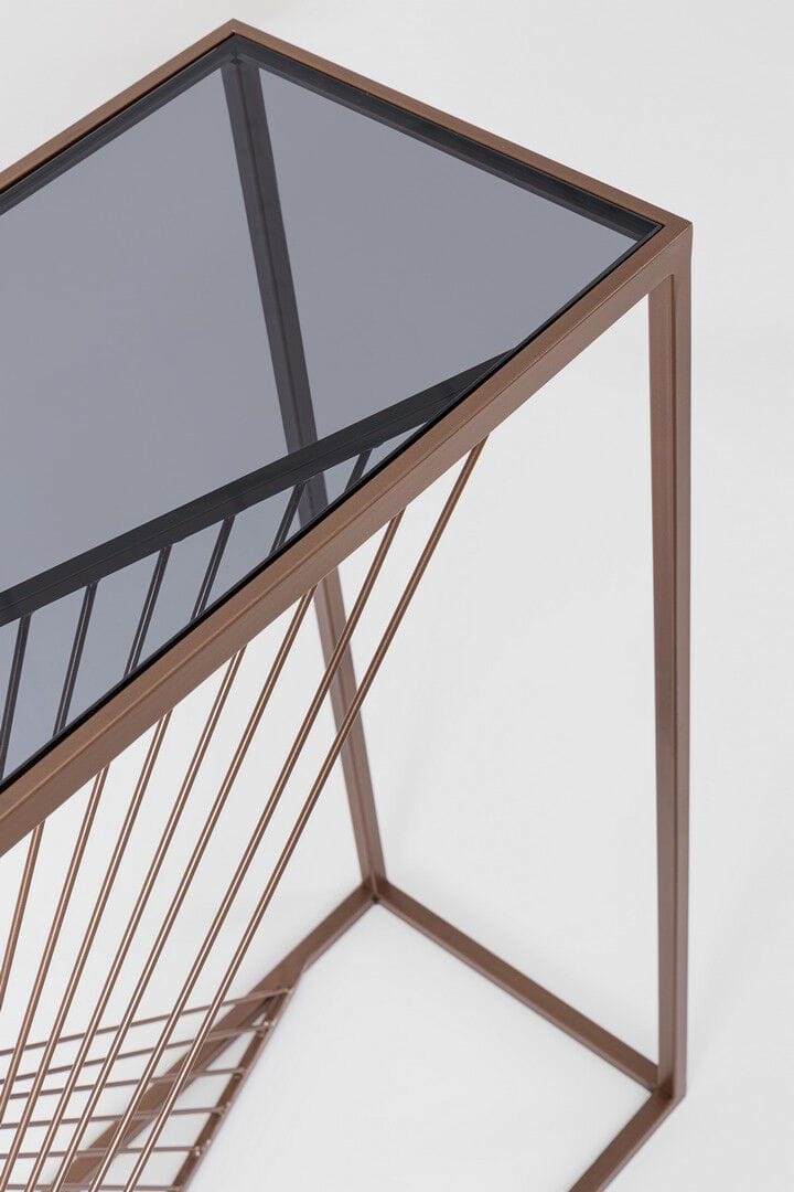 Прямоугольная консоль из стали и стекла BIZZOTTO ESPIRAL ARCH-00087378 - Вид №1