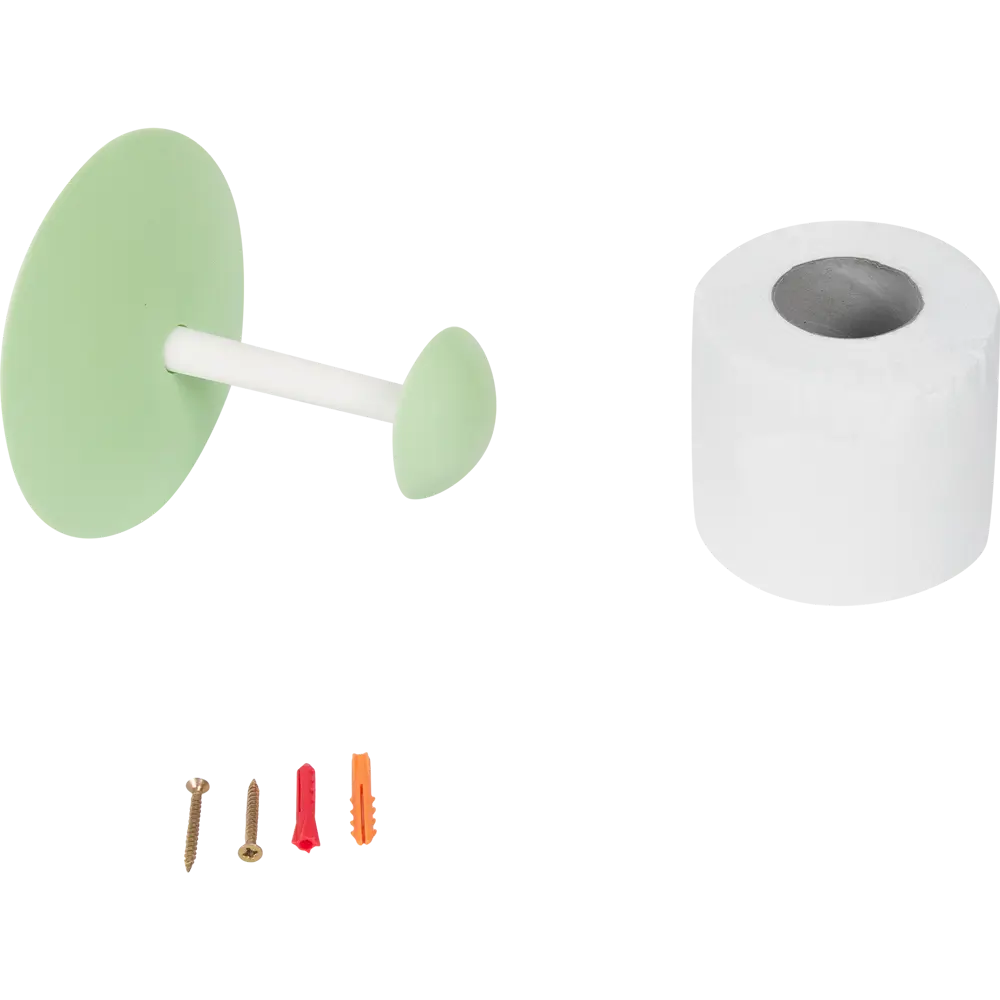 Держатель для туалетной бумаги Aqua цвет зеленый BEROSSI STLM-2027454 - Вид №2