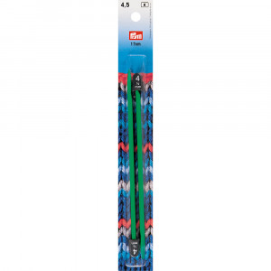 218403 Спицы PRYM прямые пластик d 4.5 мм 17 см зеленые PRYM