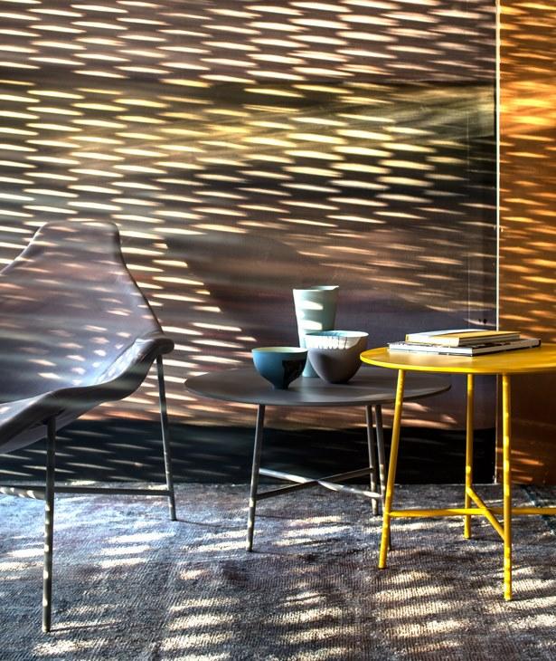 Moroso Круглый журнальный столик из мдф и стали Tia maria sun-id-1399009 - Вид №6