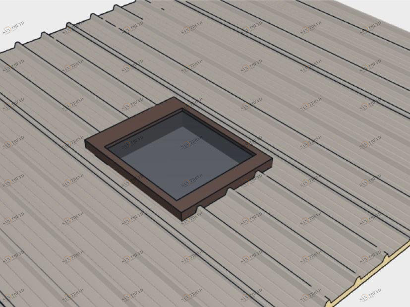 ISOPAN Мансардное окно с изоляционной панелью sun-id-1435624