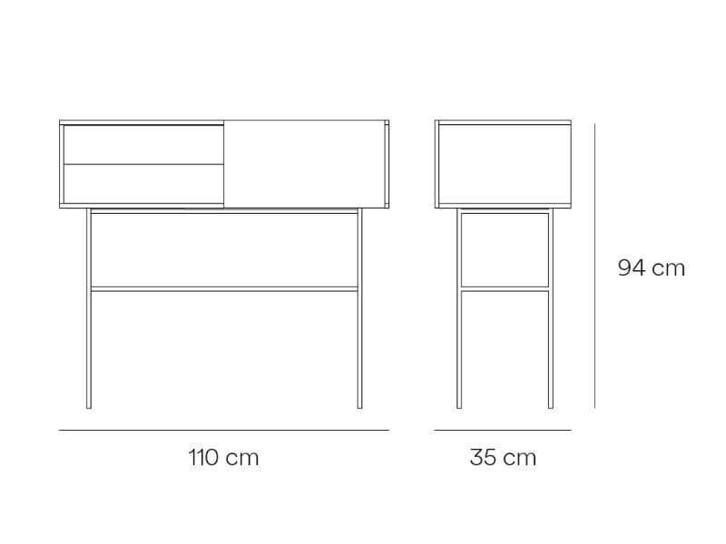 Консоль из МДФ TEULAT Nube ARCH-00137223 - Вид №5