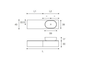 Умывальник с ящиками