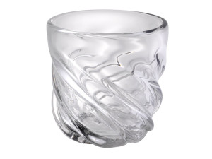 Стеклянная ваза ручной работы