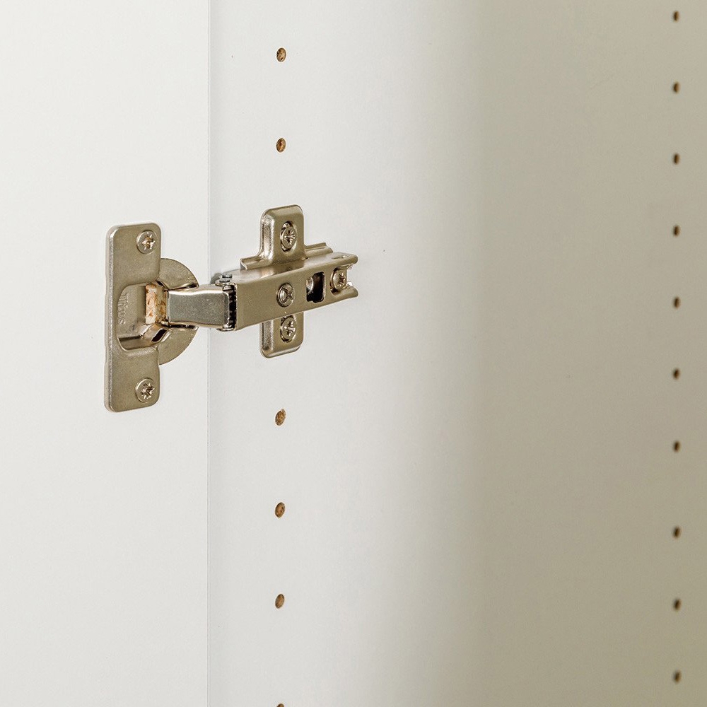 Комплект : дверь, петли, доводчики, 497x2292x16 мм, белый LJPS0609 Public Steel Россия  - Вид №1