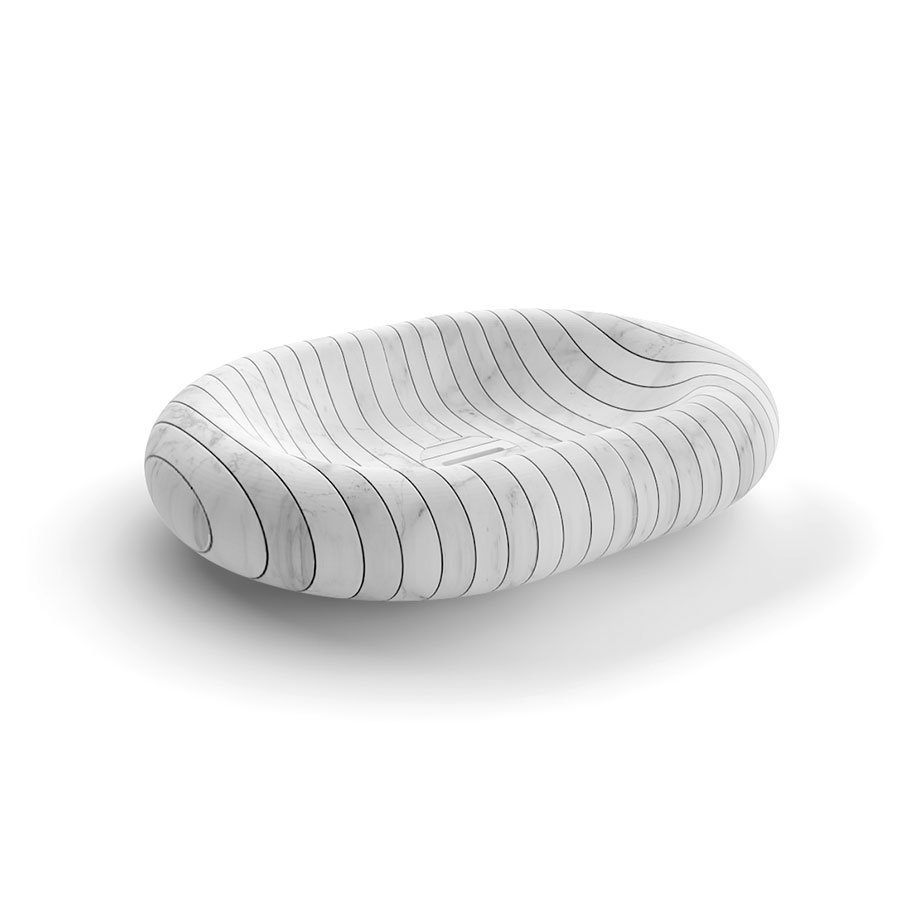 Gessati Накладная раковина на столешницу  прямоугольная Antoniolupi  - Вид №1