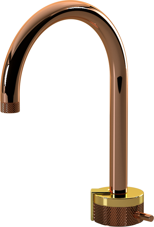 E-11502-R1AU-L2PB-RG Однорычажный прогрессивный смеситель для раковины - излив 16см GRAFF MOD+