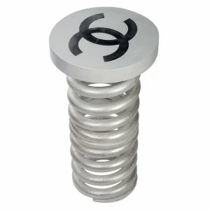 Стул Пружина Chanel white большой STARBARREL ДИЗАЙНЕРСКИЕ, ПРУЖИНА 044124 Серый