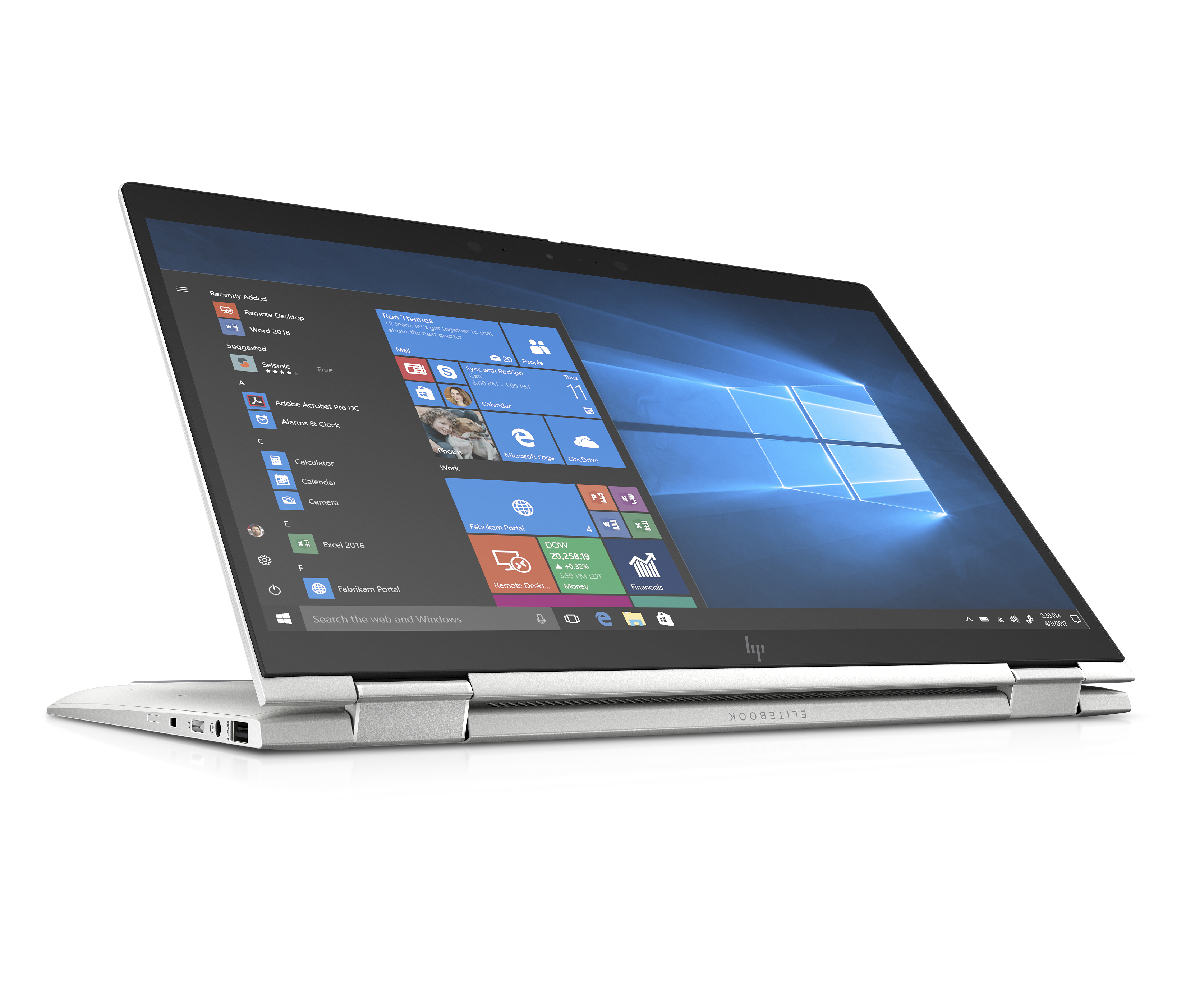 7KN39EA#ACB elitebook x360 1040 g6 14"(1920x1080)/touch/intel core i5 8265u(1.6ghz)/16384mb/512ssdgb/nodvd/int:intel hd graphics 620/lte/3g/67whr/war 3y/1.35kg/metallic grey/w10pro + 1000 nit sure view, pen HP Santreyd  - Вид №5