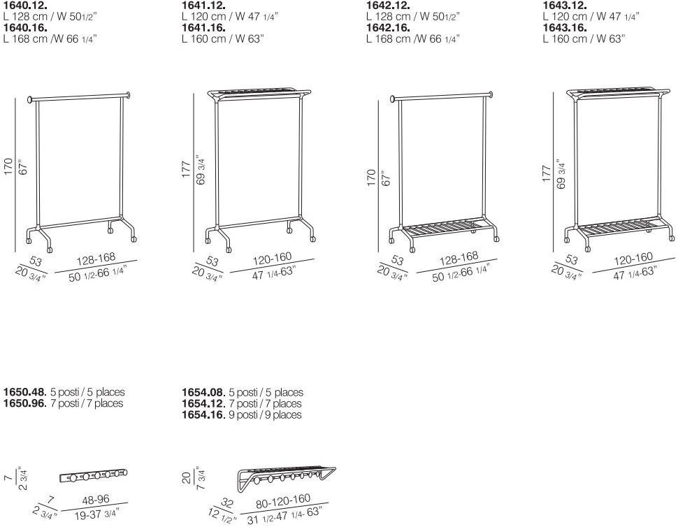 REXITE Настенная вешалка из матовой стали sun-id-1358572 - Вид №4
